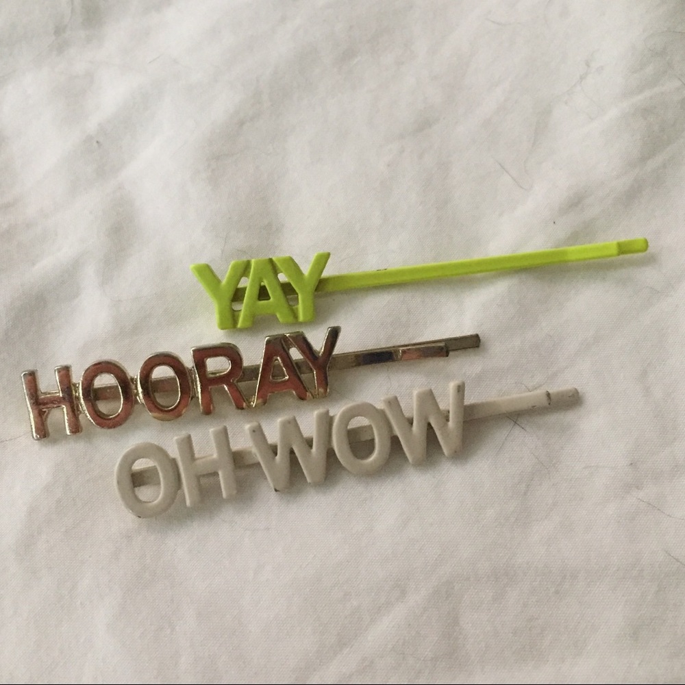 5️⃣✨ Bando Word Bobby Pins